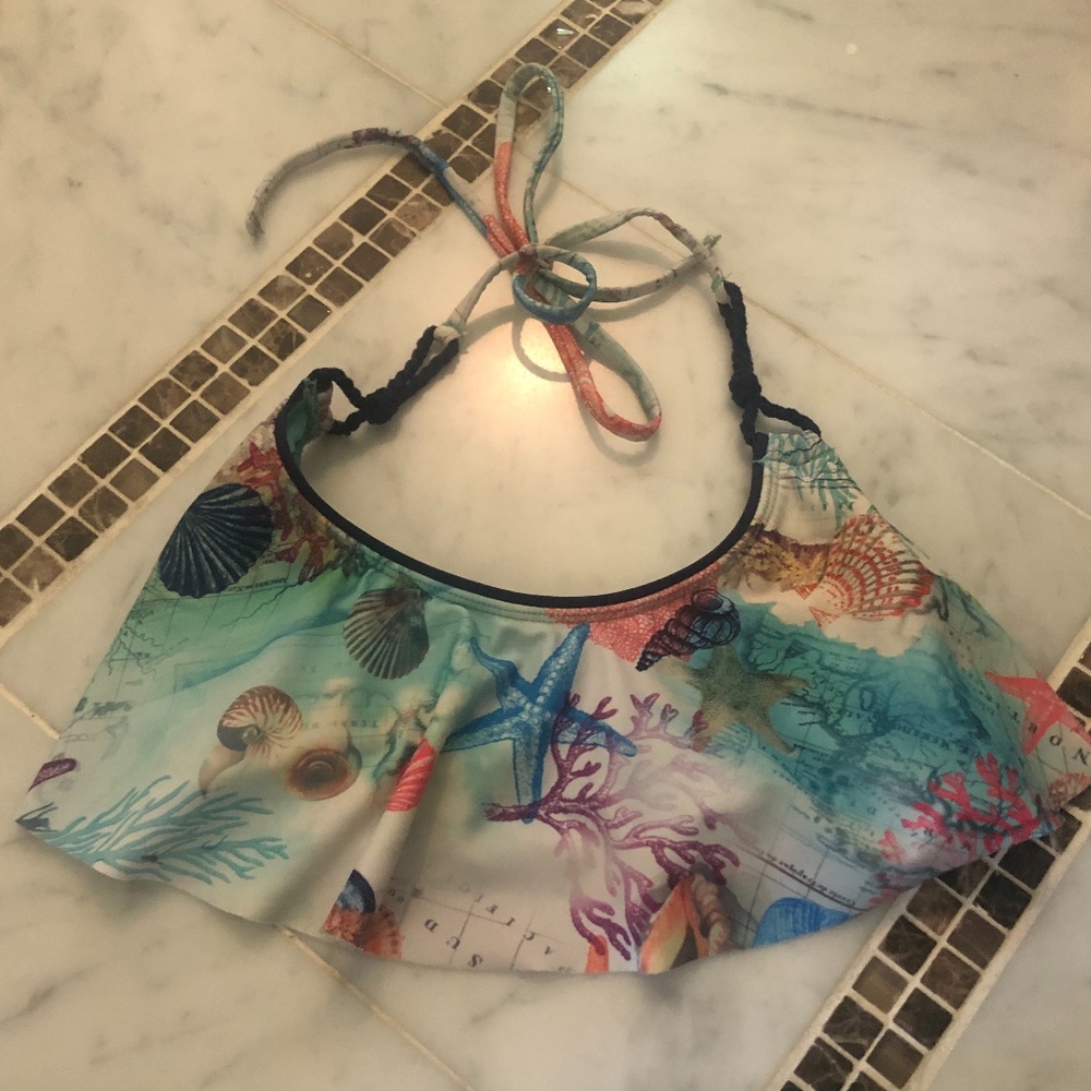seashell bikini top